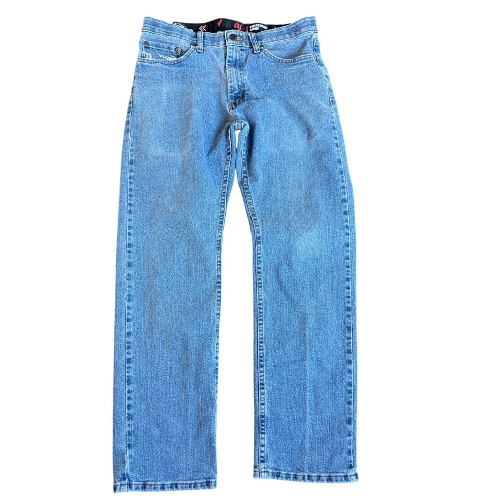 Wrangler Performance Series Jeans Mens 32x30 Light Wash Good Regular Fit Stretch